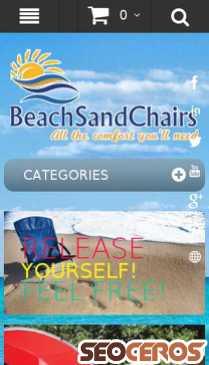 beachsandchairs.com mobil Vorschau