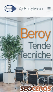 beroy.it/Beroy_LightExperience mobil előnézeti kép
