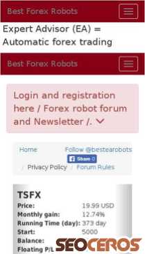 bestearobots.com/EN/Forum-Rules mobil previzualizare