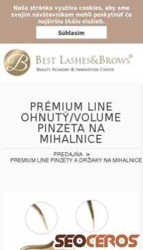 bestlashesandbrows.sk/sk/products/22/637/premium-line-ohnuty-volume-pinzeta-na-mihalnice mobil előnézeti kép