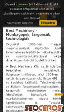 bestmachinery.hu mobil preview