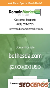 bethesda.com mobil obraz podglądowy