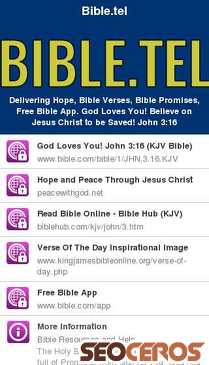 bible.tel mobil vista previa