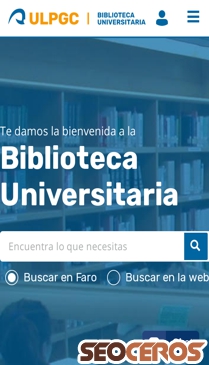 biblioteca.ulpgc.es mobil előnézeti kép