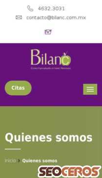 bilanc.com.mx/quienes-somos mobil náhled obrázku