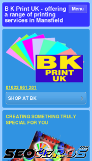 bkprint.co.uk mobil vista previa