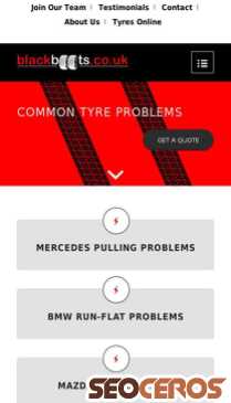 blackboots.co.uk/common-tyre-problems mobil preview