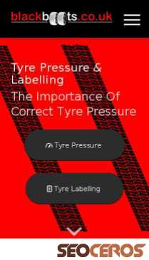 blackboots.co.uk/tyre-pressure mobil previzualizare