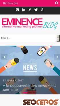 blog.eminence.tn mobil preview