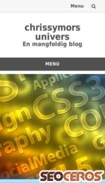 blogunivers.chrissymor.dk mobil náhľad obrázku
