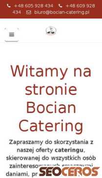 bocian-catering.pl mobil vista previa