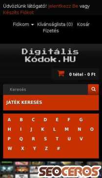 bolt.digitaliskodok.hu mobil előnézeti kép