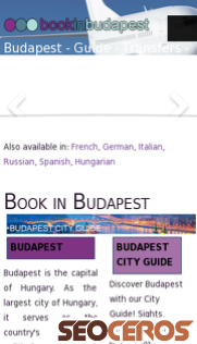 bookinbudapest.com mobil Vista previa