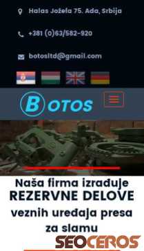 botos.rs mobil förhandsvisning