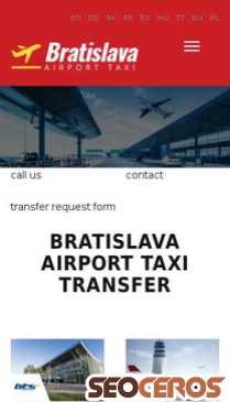 bratislava-airport-taxi.com mobil obraz podglądowy