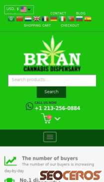 briancannabisdispensary.com mobil 미리보기