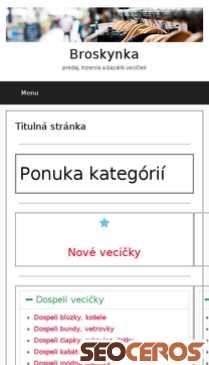 broskynka.sk mobil vista previa