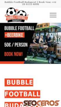 bubble-football-budapest.com mobil 미리보기