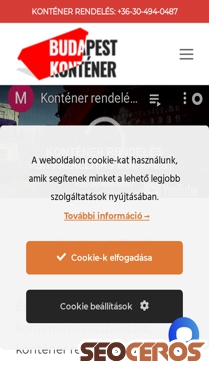 budapest-kontener.eu mobil obraz podglądowy
