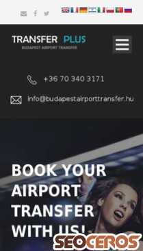 budapestairporttransfer.hu mobil előnézeti kép
