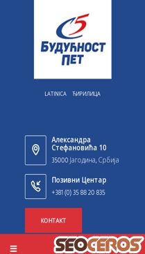 buducnostpet.rs mobil prikaz slike