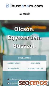buszozom.com mobil förhandsvisning