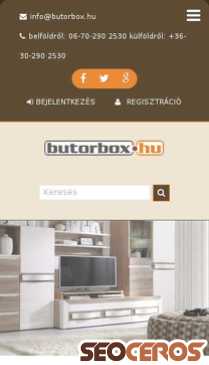 butorbox.hu mobil förhandsvisning