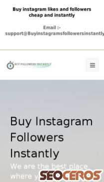 buyinstagramsfollowersinstantly.com mobil preview