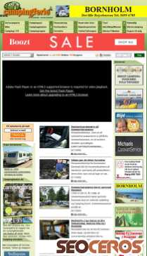 campingferie.dk mobil preview