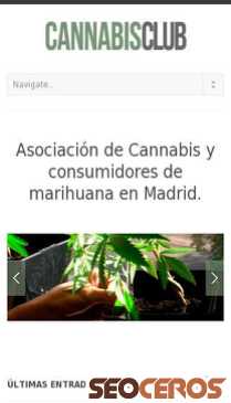 cannabisclub.es mobil Vorschau