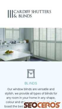 cardiff-blinds.com mobil preview