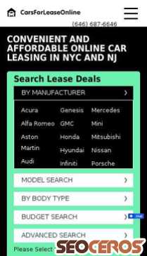 carsforleaseonline.com mobil preview