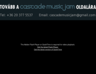 cascademusic.hu mobil előnézeti kép