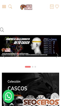 cascoscolombia.co mobil preview