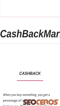 cashbackmarketlist.com mobil preview