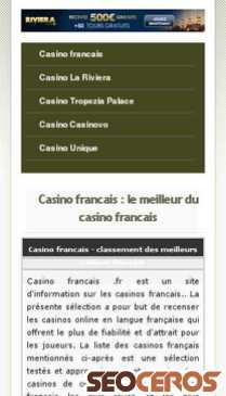 casino-francais.fr mobil náhľad obrázku