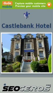 castlebankhotel.co.uk mobil 미리보기