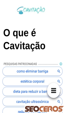 cavitacao.com.br mobil előnézeti kép