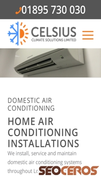 celsiusac.co.uk/domestic-air-conditioning-installation mobil vista previa