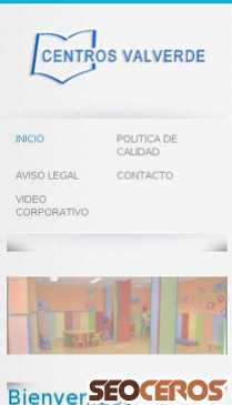 centrosvalverde.es mobil náhľad obrázku