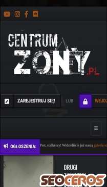 centrumzony.pl mobil preview