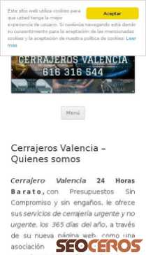 cerrajero-de-valencia.com mobil náhled obrázku