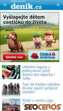ceskolipskydenik.cz mobil előnézeti kép