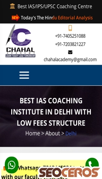 chahalacademy.com/best-ias-coaching-in-delhi mobil preview