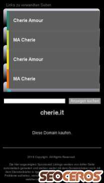 cherie.it mobil Vorschau