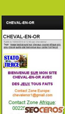 chevalenor.centerblog.net mobil förhandsvisning
