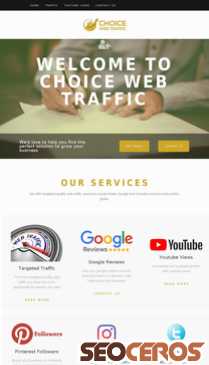 choicewebtraffic.com mobil preview