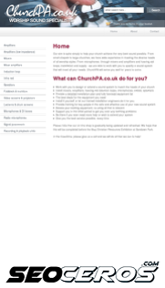 churchpa.co.uk mobil preview