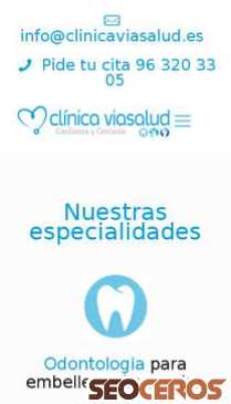 clinicaviasalud.es mobil előnézeti kép