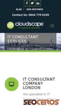 cloudscape.it/it-consultant-london mobil 미리보기